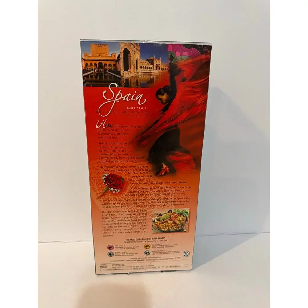 Barbie Spain 2007 Dolls of the World Collection MATTEL Pink Label NRFB - Picture 6 of 9